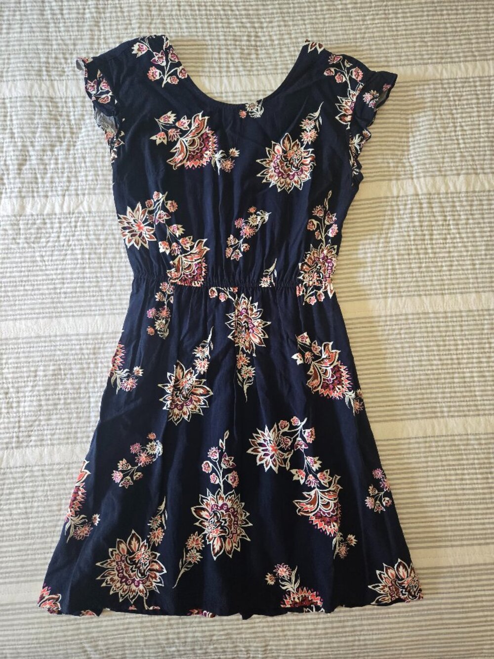 Old Navy Ruffle Sleeve Floral Mini Dress